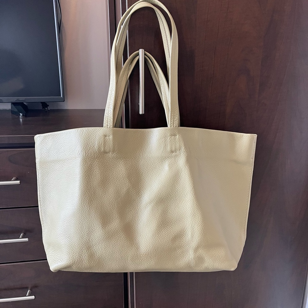 Cuyana Easy Tote - Light Sage Green